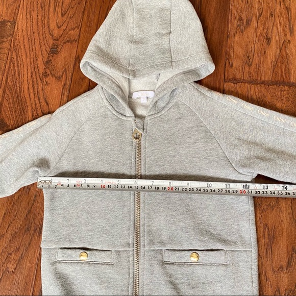 CHLOÉ kids logo trim hoodie and sweatpants. 3T - Picture 3 of 13